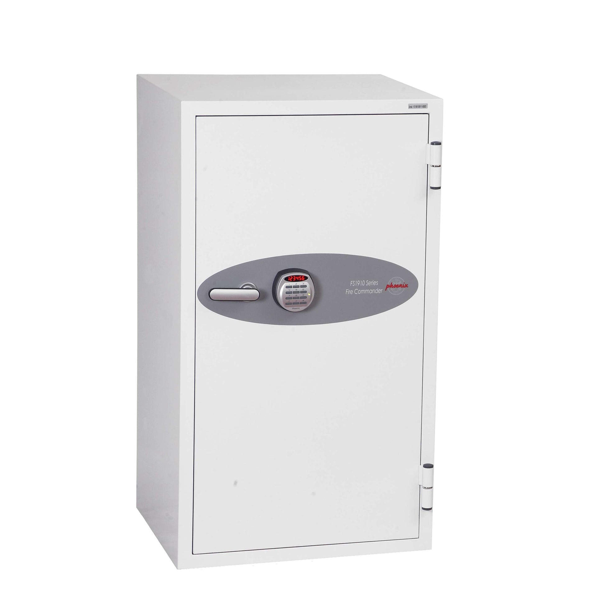 Fire Commander FS1910E Series Steel Safe with Electronic Lock | 690 x 1160 | White