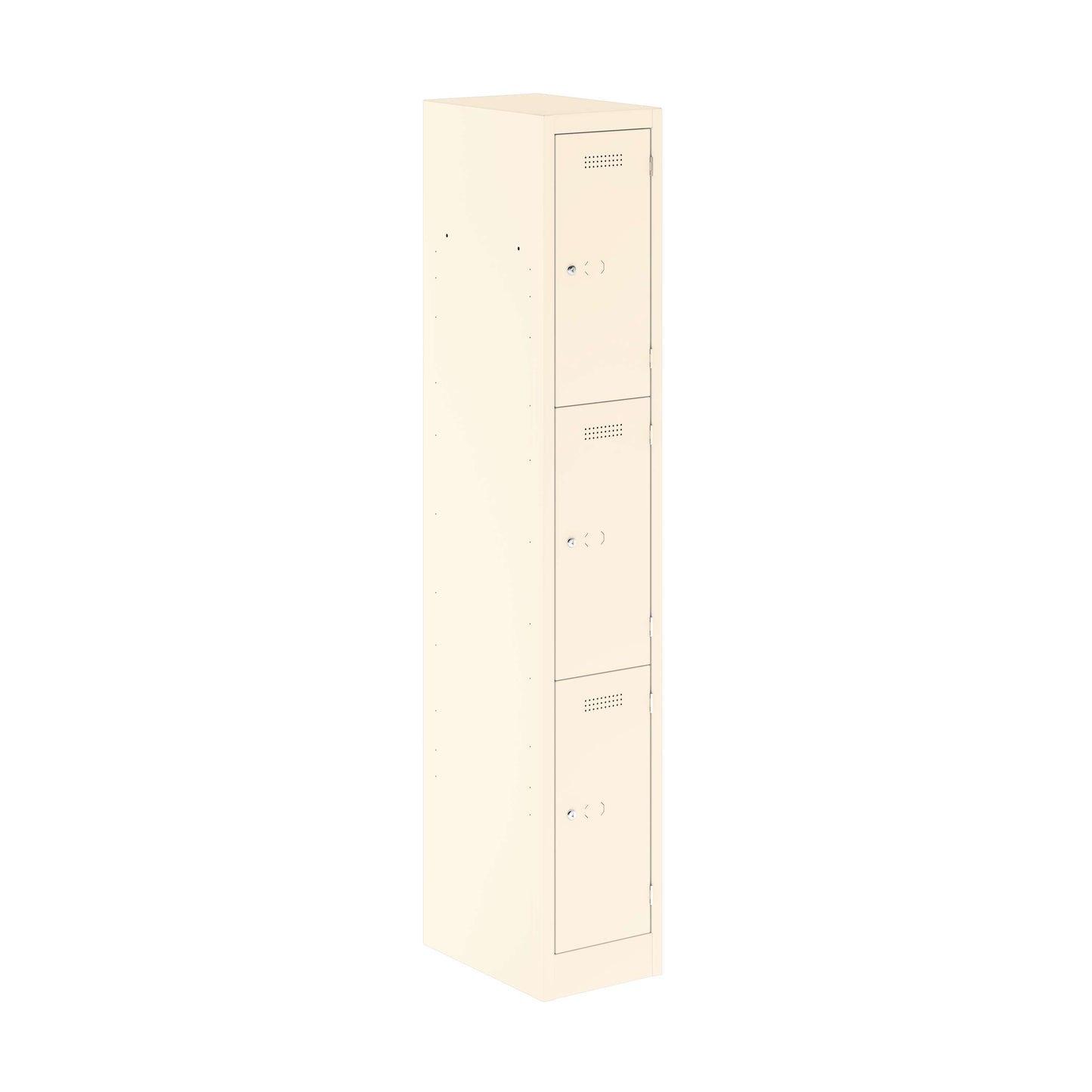 Primary 3 Door Single Locker Column | Chalk
