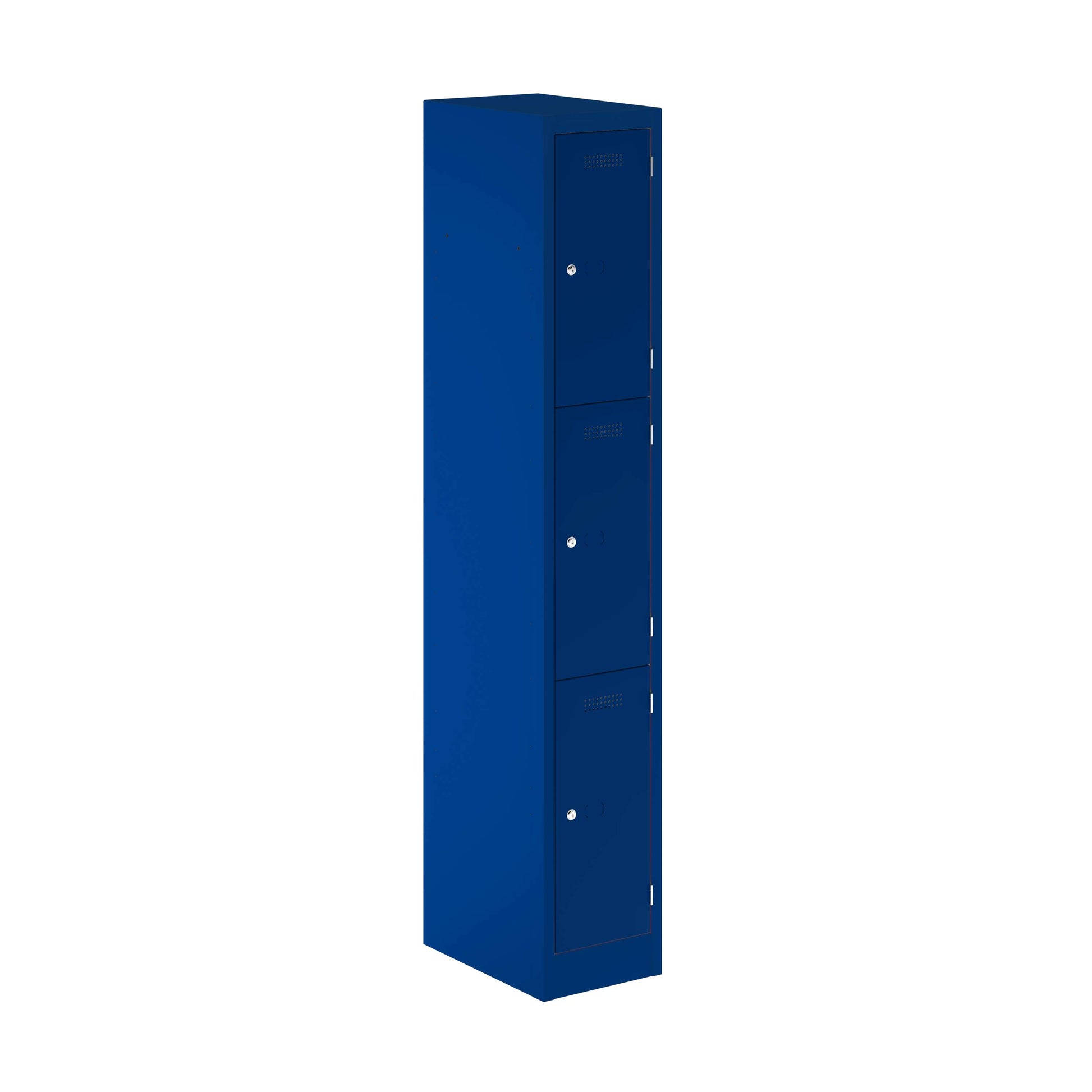 Primary 3 Door Single Locker Column | Oxford Blue