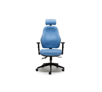 OC114FDA - ORTHOPAEDICA 100 SERIES - Fold Down Height Adjustable Arms - Synchronised Mechanism - Headrest