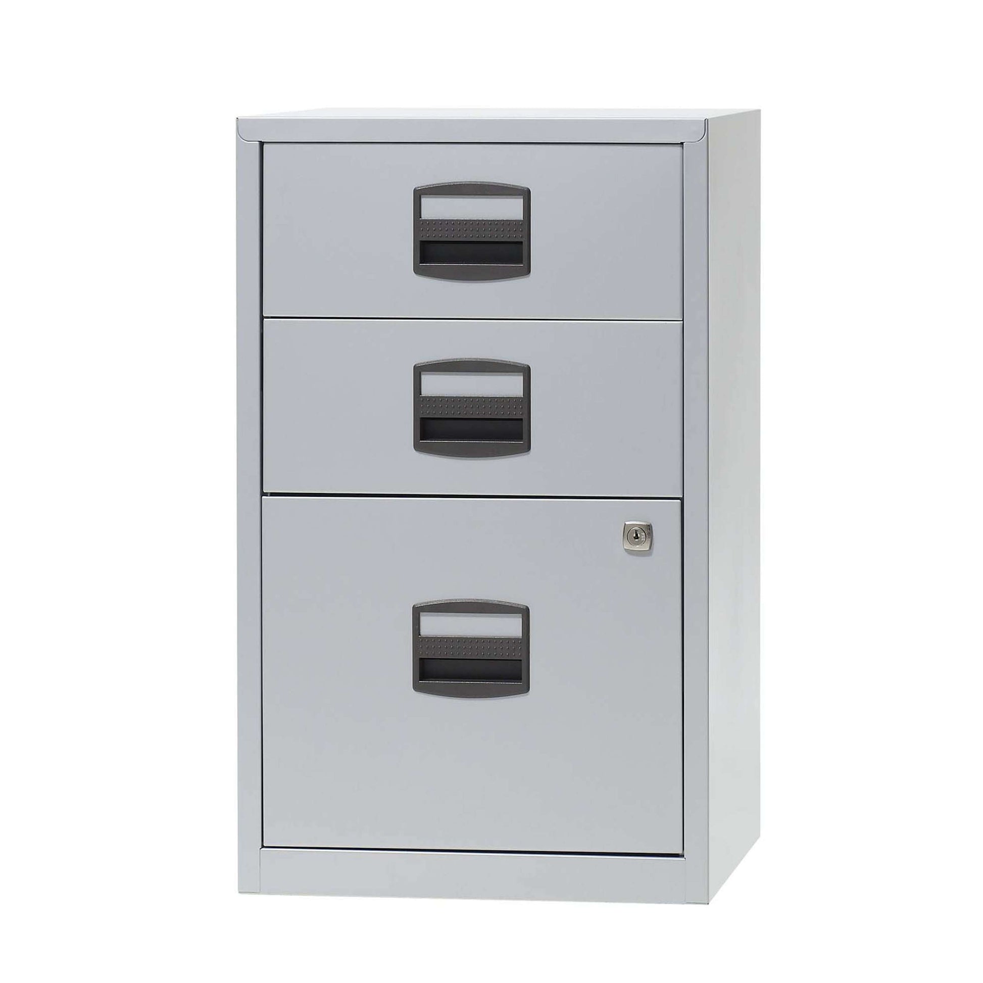 Bisley 3 Drawer A4 Homefiler | Goose Grey