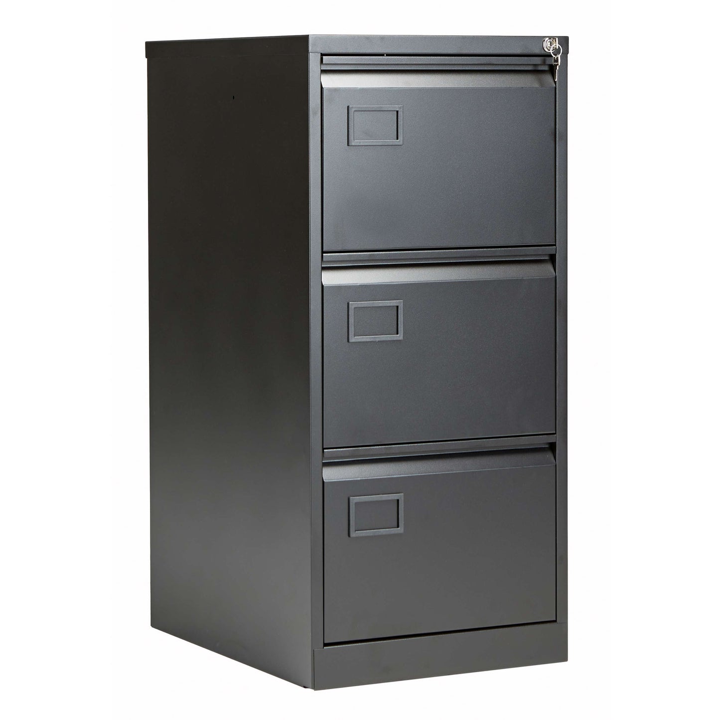 Bisley 3 Drawer Contract Steel Filing Cabinet | Black