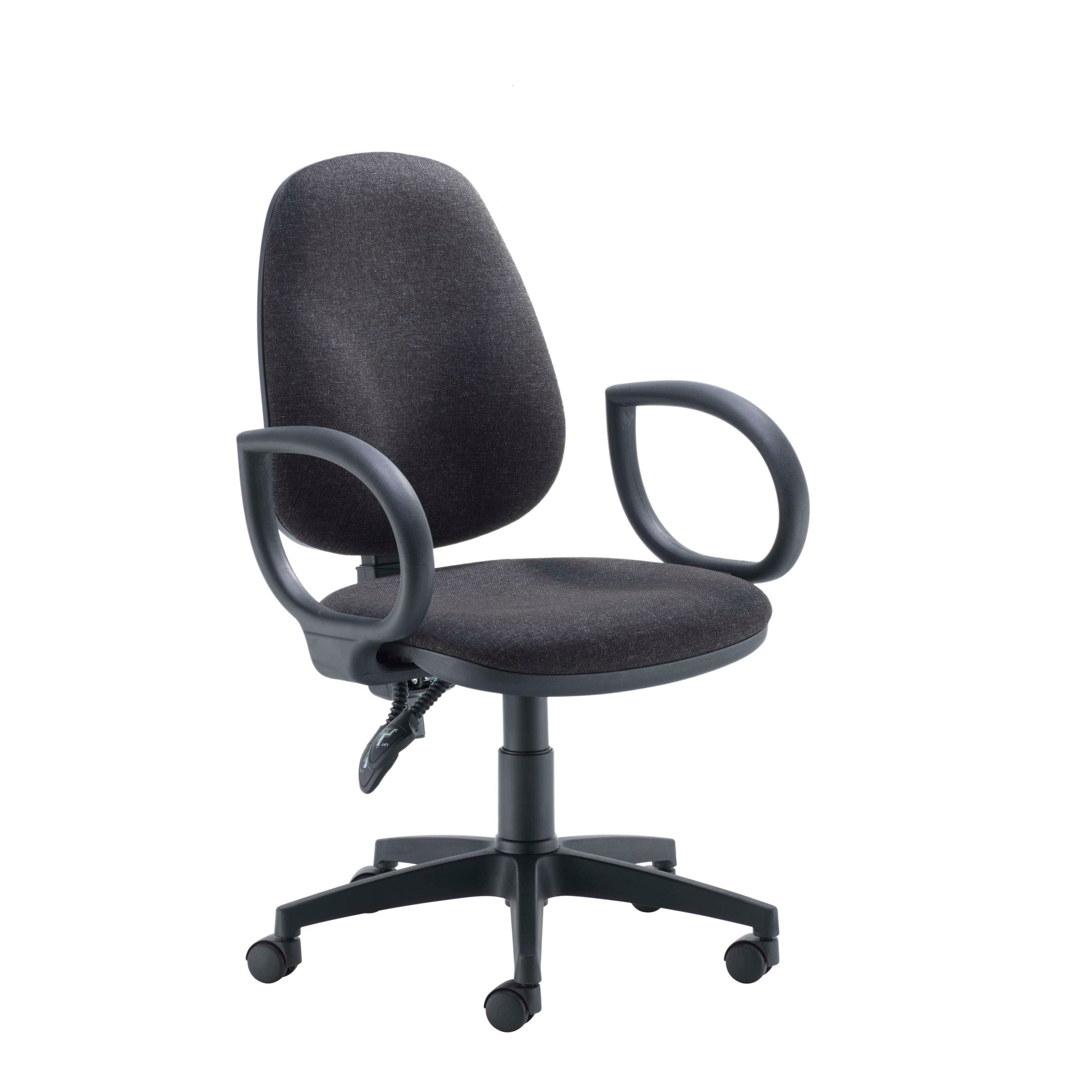 Concept Operator Chair | High-Back | Fixed Arms | Charcoal