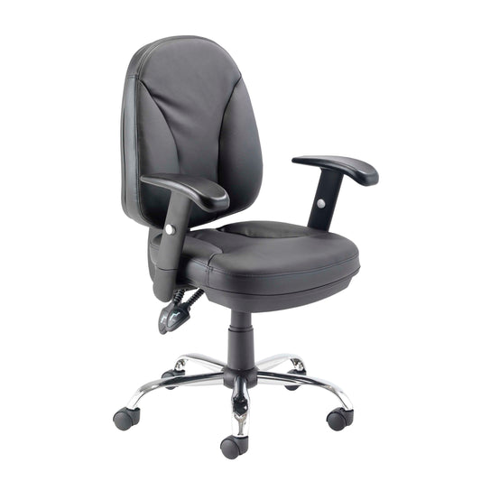 Puma Office Chair | Black PU