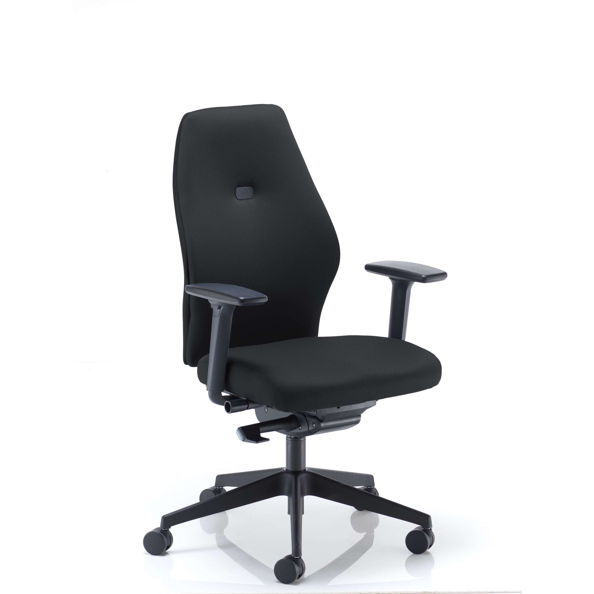 Deluxe Ergonomic Posture Chair with Height and Depth Adjustable Arms | Black