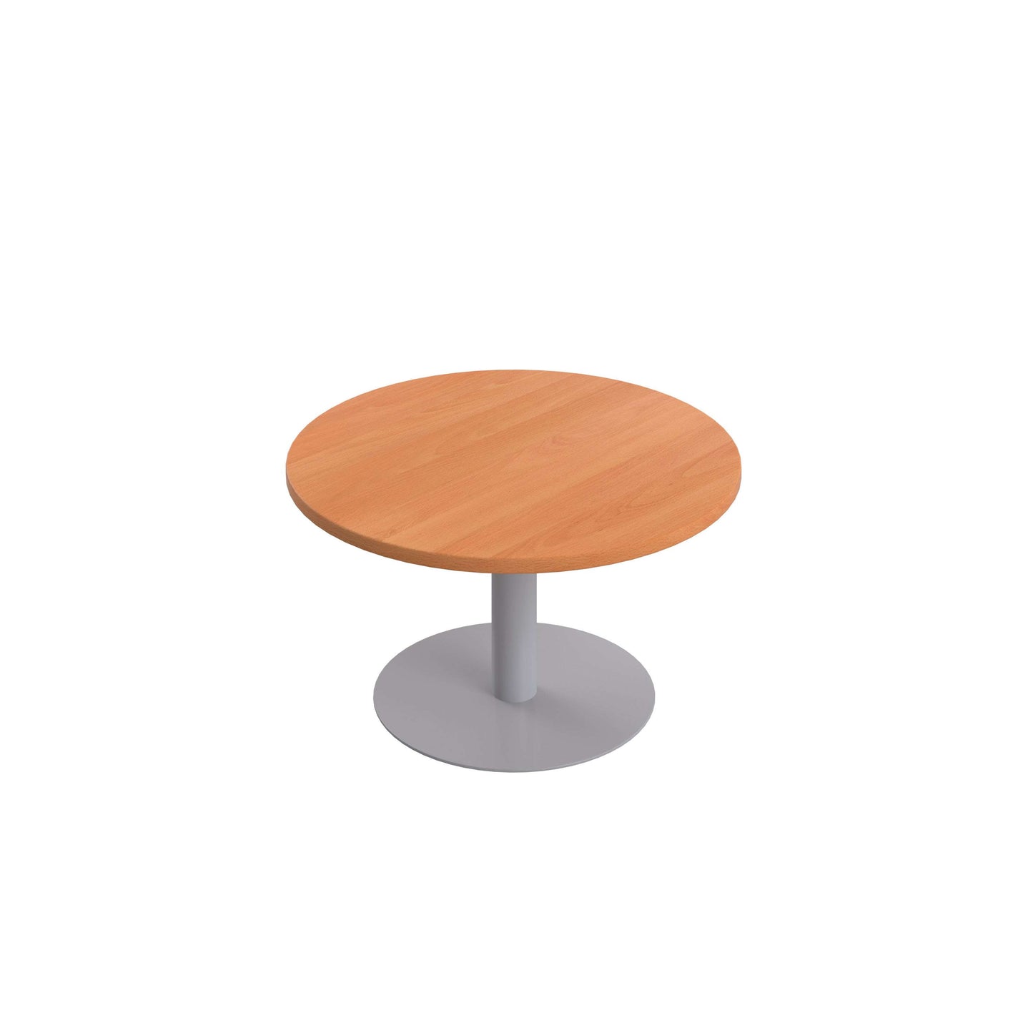 Contract Table Low (FSC) | 600mm | Beech/Silver