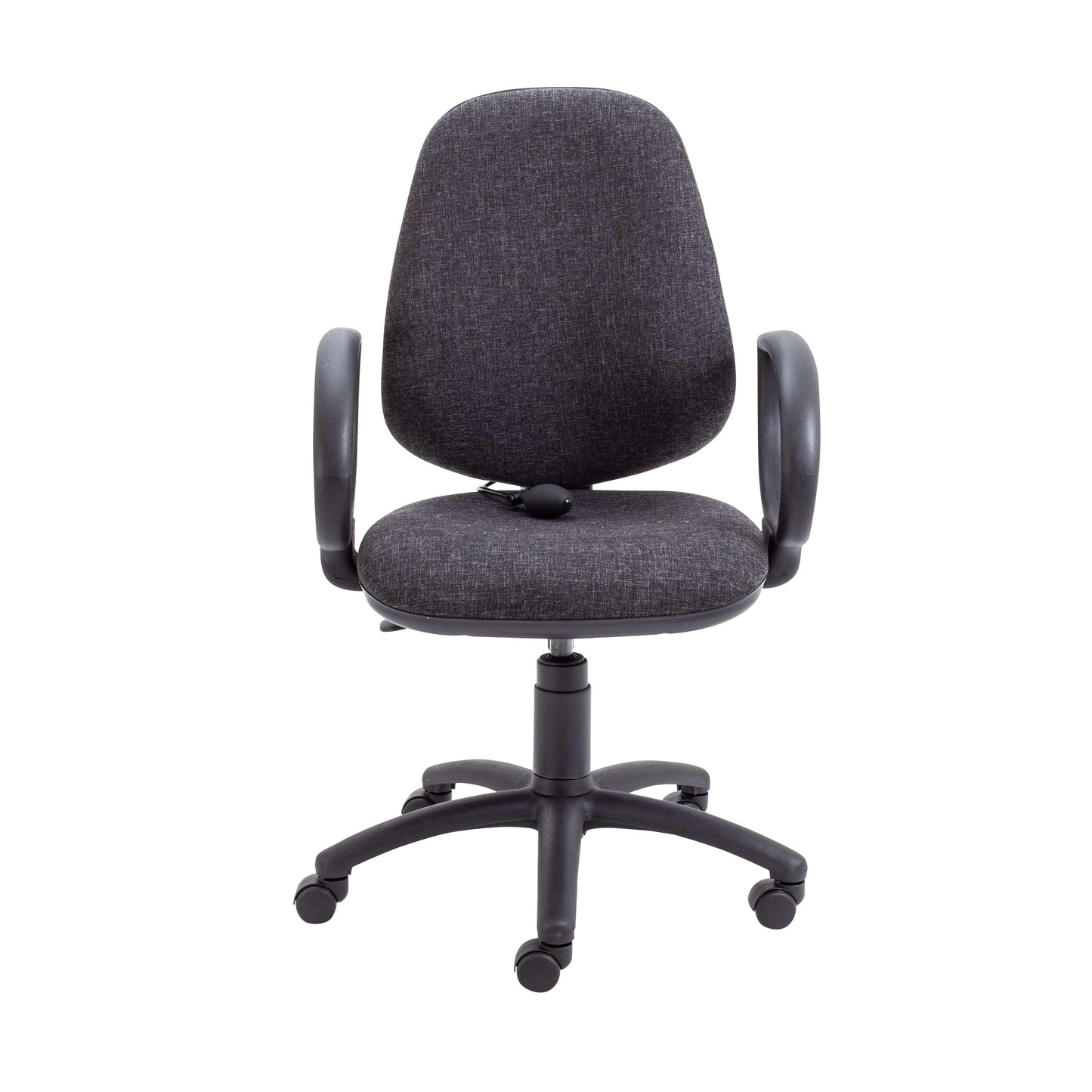 Calypso Ergo 2 Lever Office Chair with Lumbar Pump | Fixed Arms | Charcoal