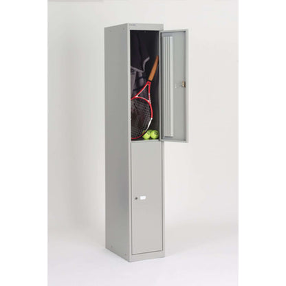 Bisley 2 Door Locker | 45.7 | Goose Grey