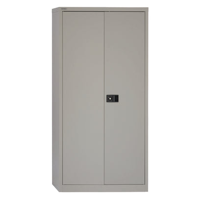 Bisley Contract Steel Double Door Cupboard | 1806mm High | Goose Grey