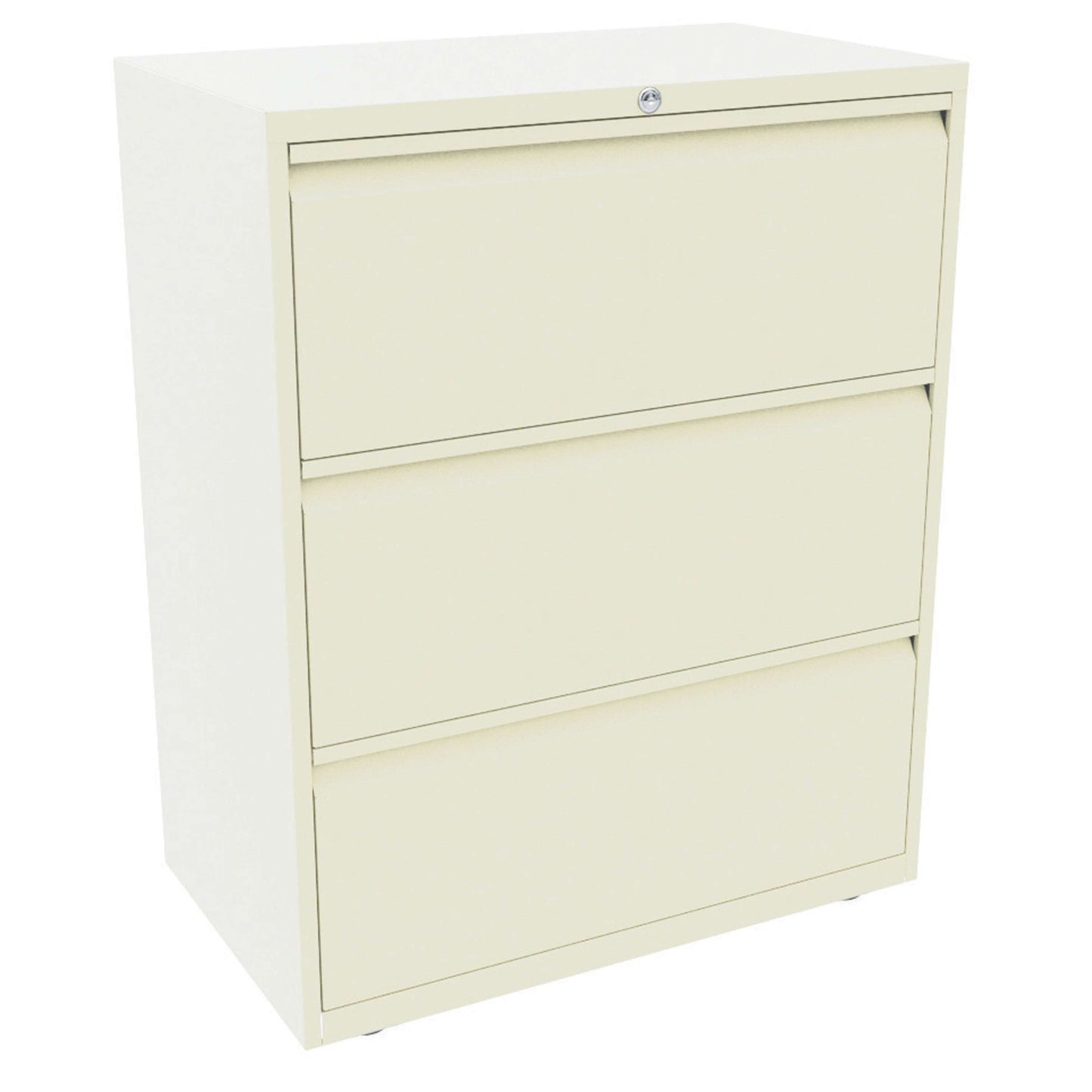 Bisley Essentials Steel 3 Drawer Side Filer | Chalk White