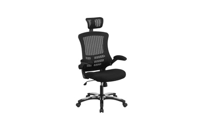 Whitney High Back Mesh Operator Chair with Adjustable Headrest