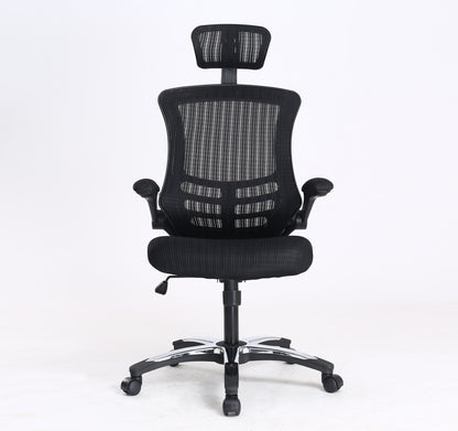 Whitney High Back Mesh Operator Chair with Adjustable Headrest