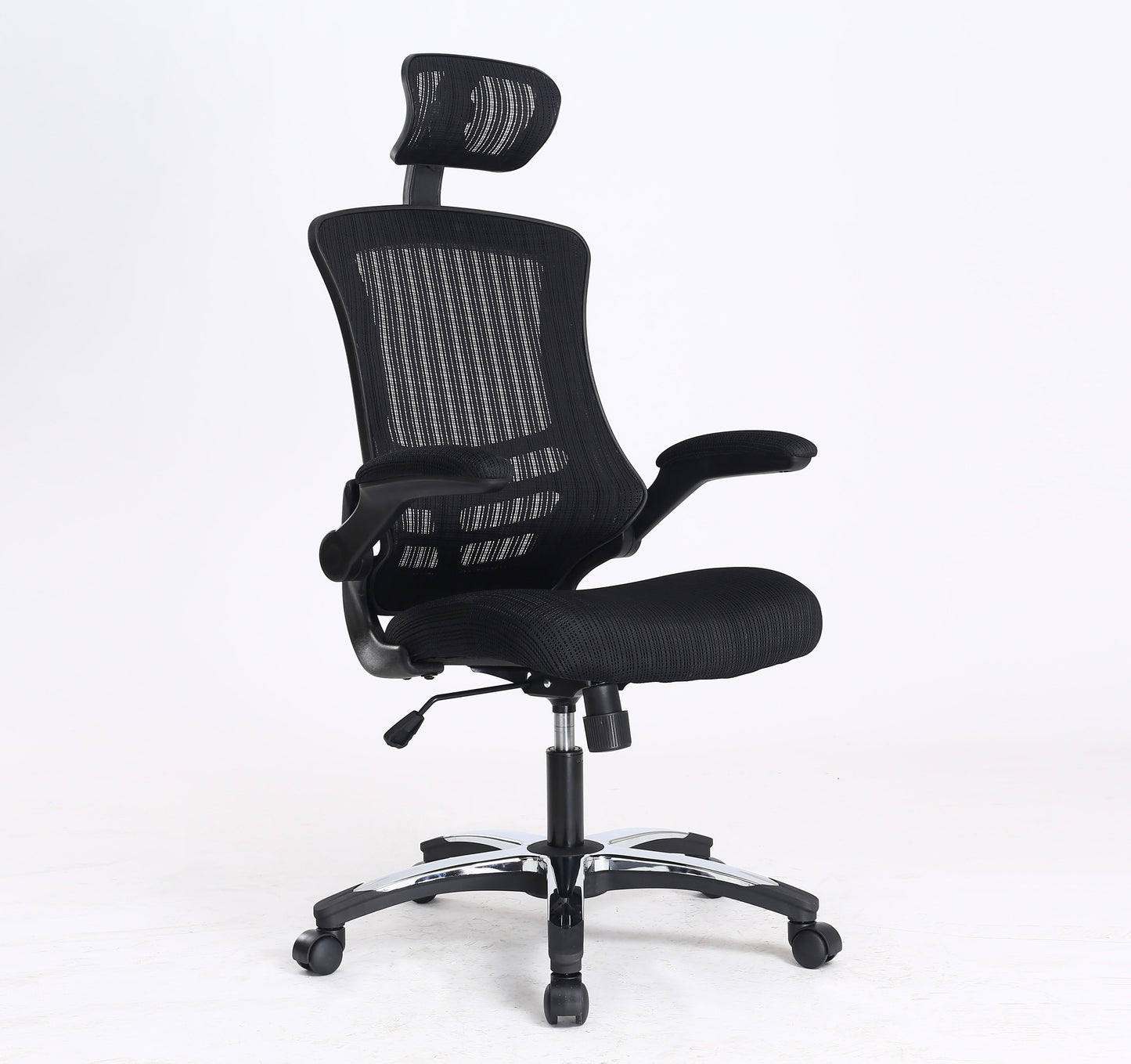 Whitney High Back Mesh Operator Chair with Adjustable Headrest