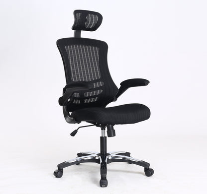 Whitney High Back Mesh Operator Chair with Adjustable Headrest