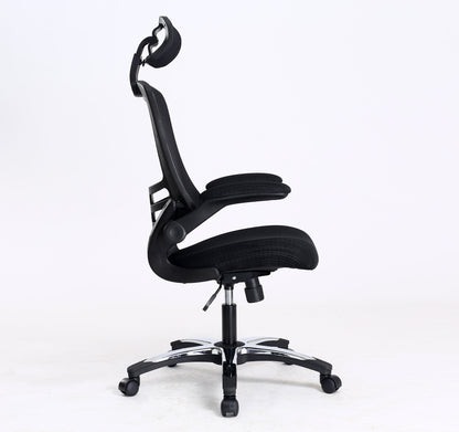 Whitney High Back Mesh Operator Chair with Adjustable Headrest