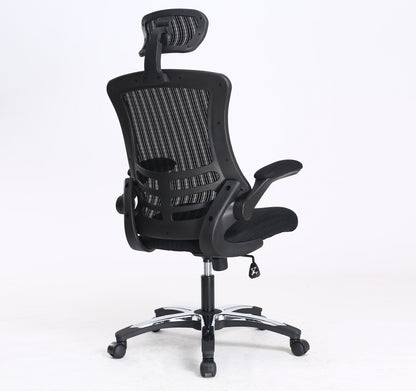 Whitney High Back Mesh Operator Chair with Adjustable Headrest