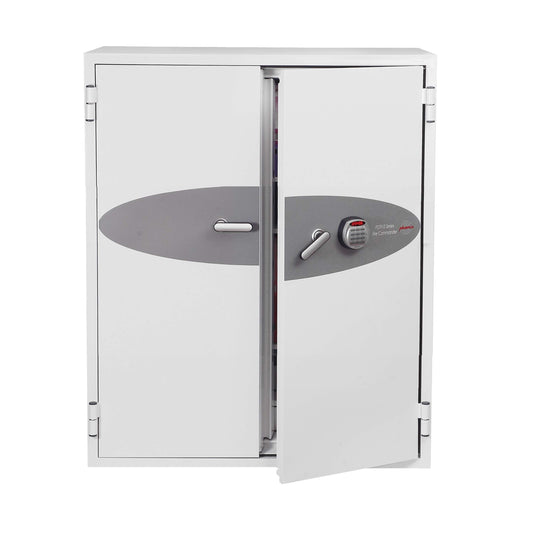 Fire Commander FS1910E Series Steel Safe with Electronic Lock | 950 x 1160 | White