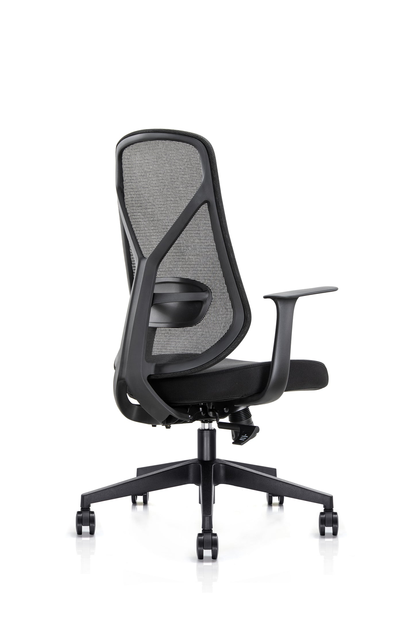 KALOS High Back Mesh Chair with Fixed Arms and Adjustable Lumbar - Headrest Option