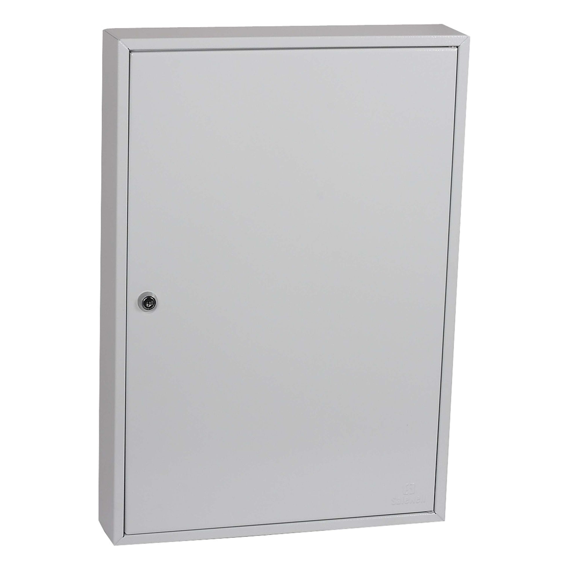 KC Series Steel Key Cabinet Safe with 42 Hooks and Key Lock | 100 Litres Capacity | Light Grey