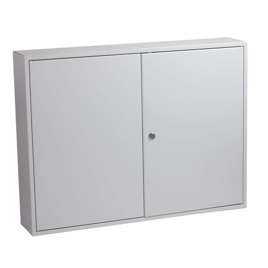 KC Series Steel Key Cabinet Safe with 42 Hooks and Key Lock | 400 Litres Capacity | Light Grey