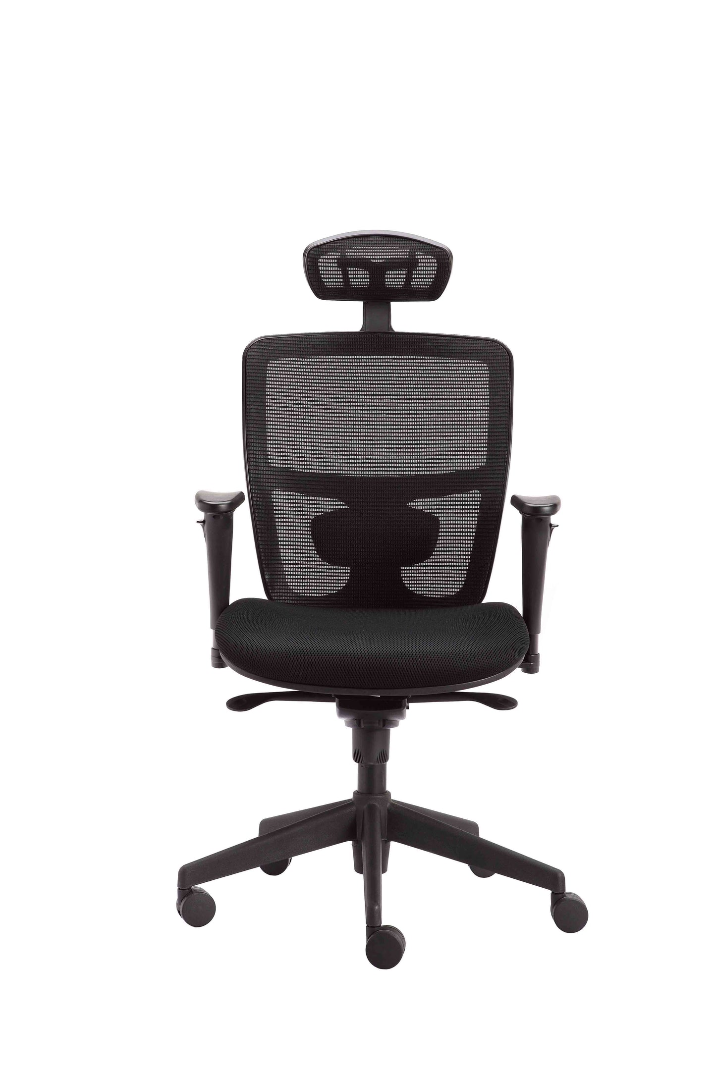 NMC High Back Ergonomic Mesh Operator Chair with Adjustable Headrest