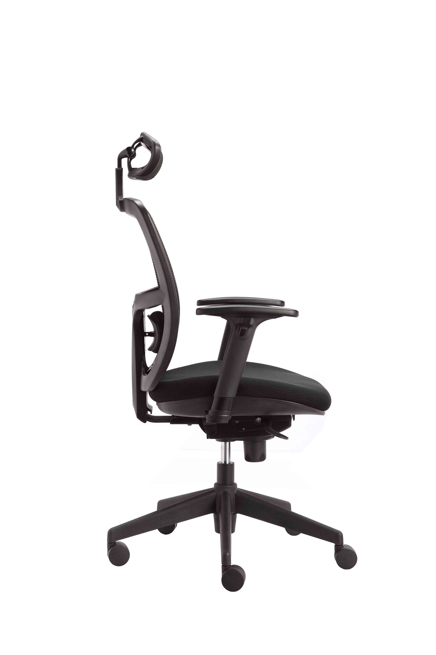 NMC High Back Ergonomic Mesh Operator Chair with Adjustable Headrest