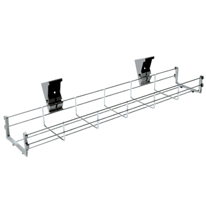 Cable Baskets with Brackets | 100mm x 50mm x 1000mm | Silver