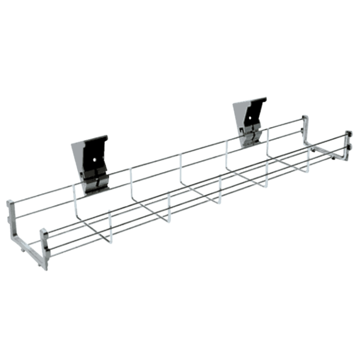 Cable Baskets with Brackets | 100mm x 50mm x 1600mm | Silver