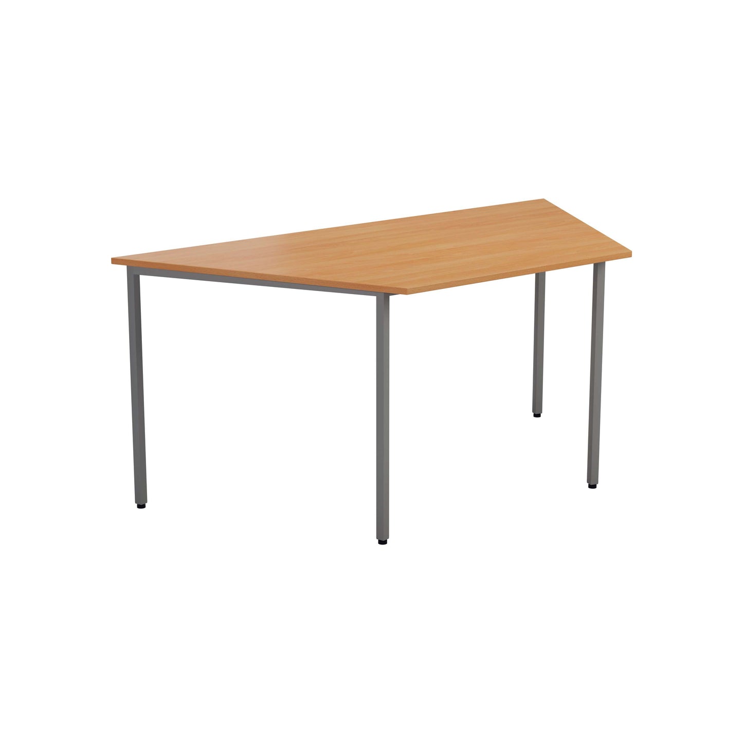 Trapezoidal Multi-purpose Table | 1600 X 800 | Beech/Silver