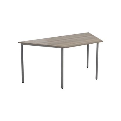 Trapezoidal Multi-purpose Table | 1600 X 800 | Grey Oak/Silver