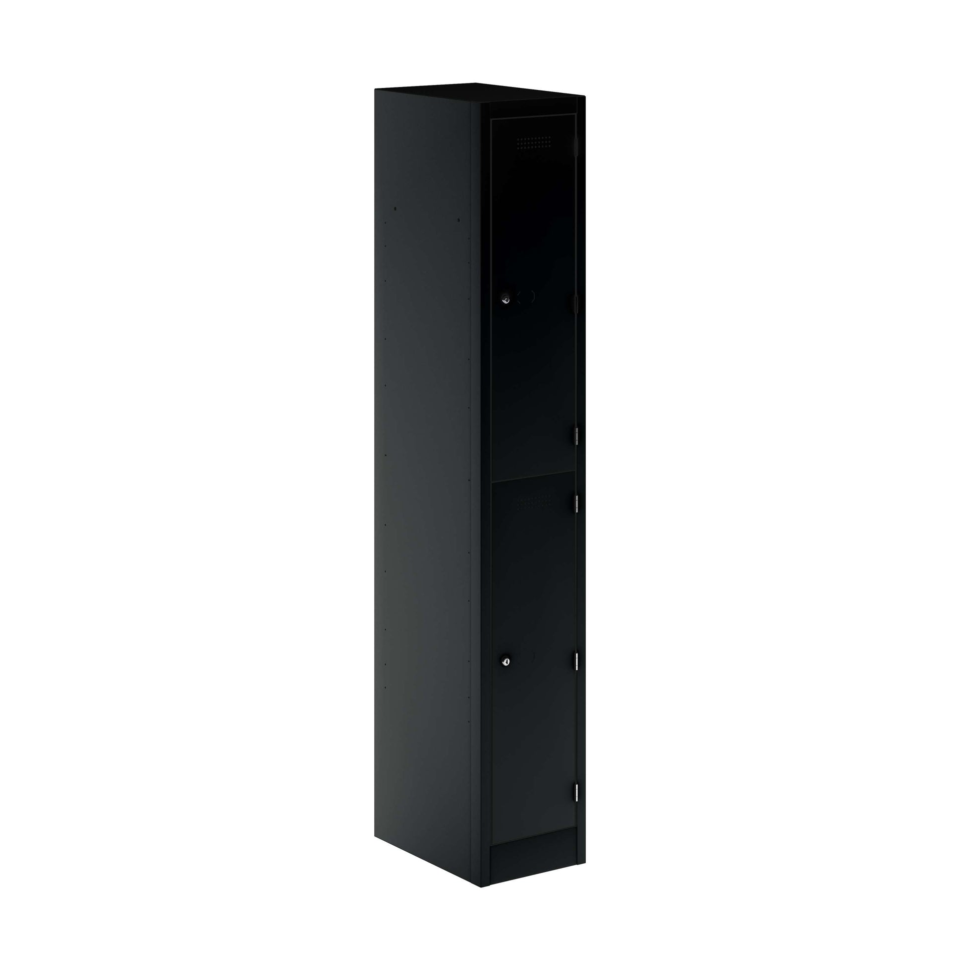 Primary 2 Door Single Locker Column | Black