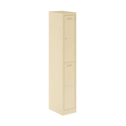 Primary 2 Door Single Locker Column | Cream