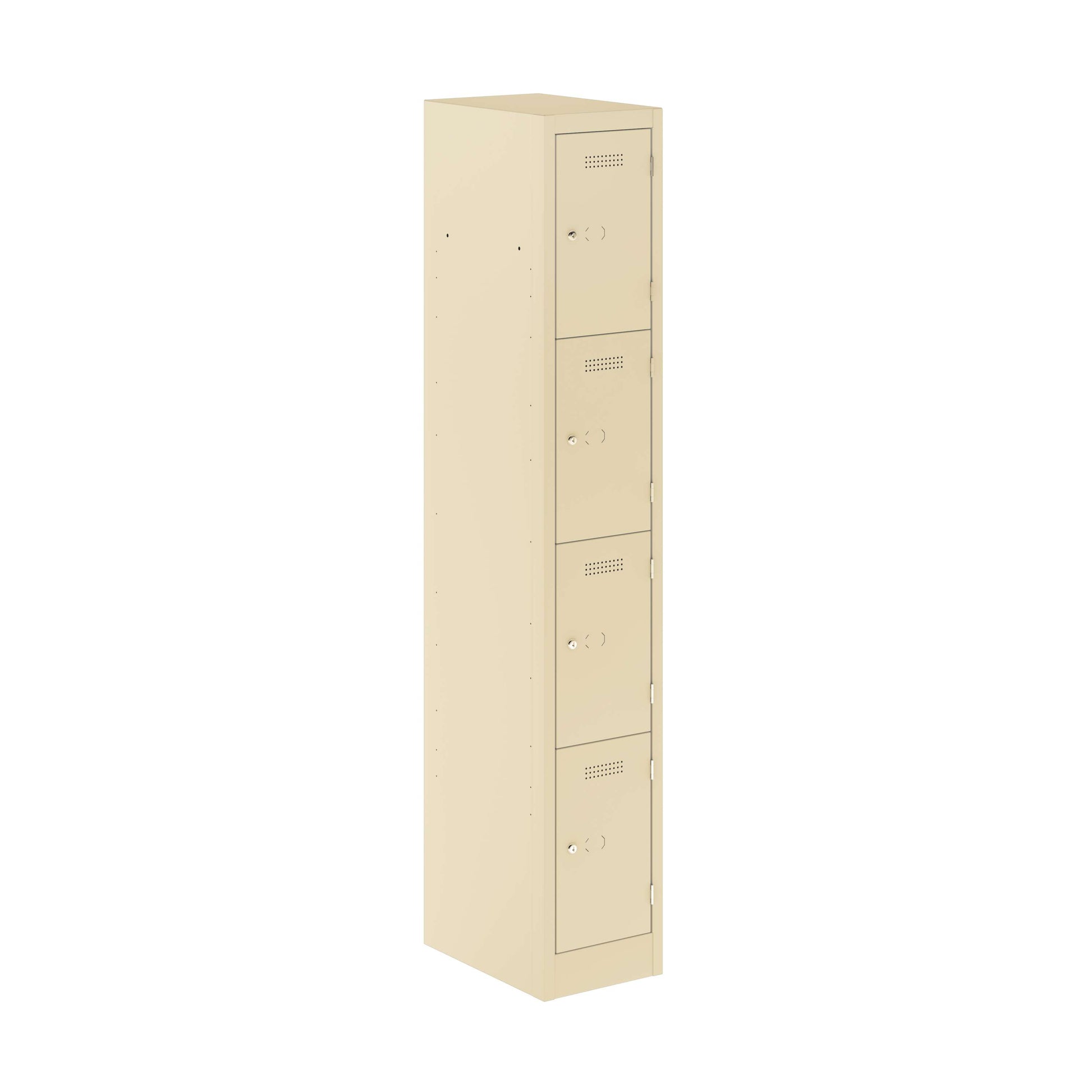 Primary 4 Door Single Locker Column | Cream