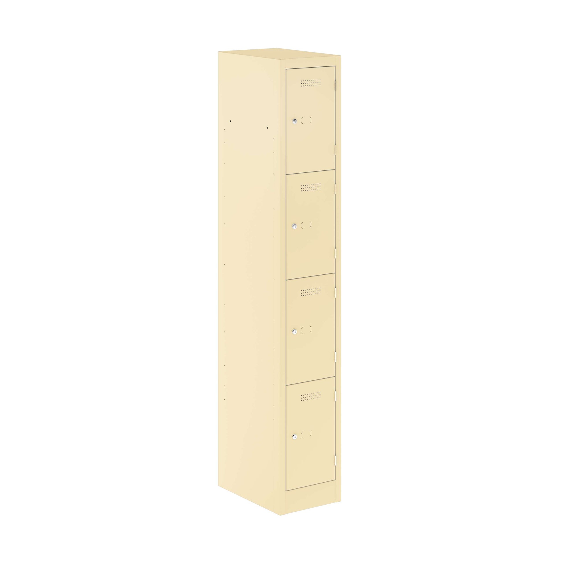 Primary 4 Door Single Locker Column | Beige