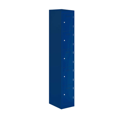 Primary 5 Door Single Locker Column | Oxford Blue