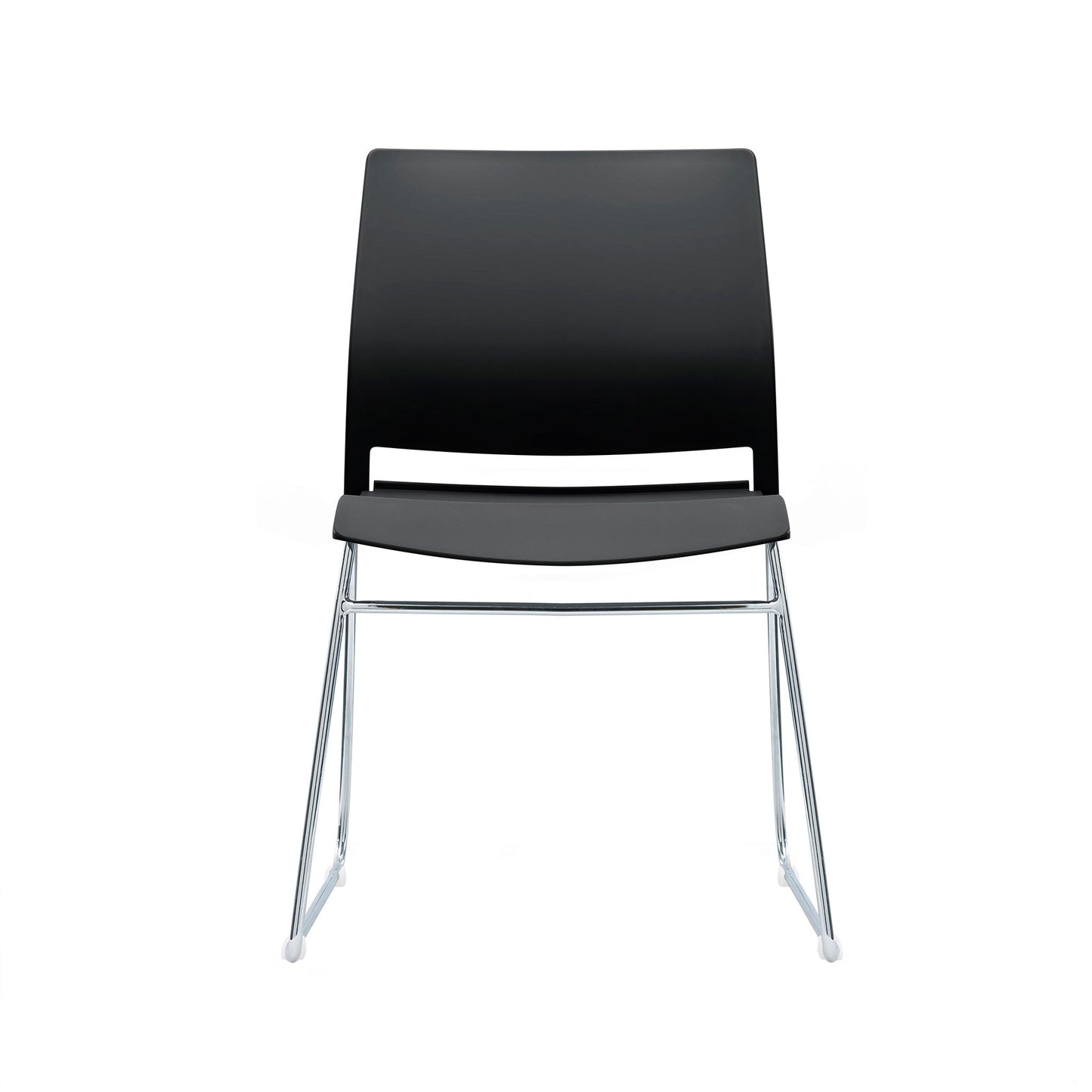 Columbia Meeting Chair/ Visitor Chair with Chrome Frame Black, Grey or White Shells