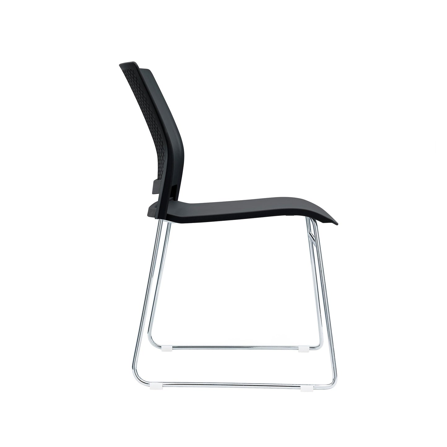 Columbia Meeting Chair/ Visitor Chair with Chrome Frame Black, Grey or White Shells