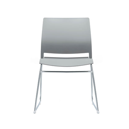 Columbia Meeting Chair/ Visitor Chair with Chrome Frame Black, Grey or White Shells