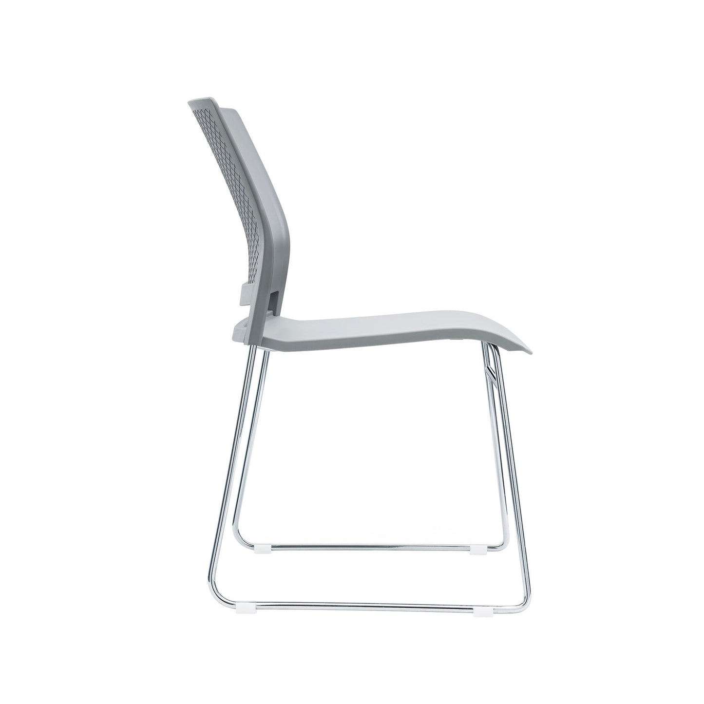 Columbia Meeting Chair/ Visitor Chair with Chrome Frame Black, Grey or White Shells