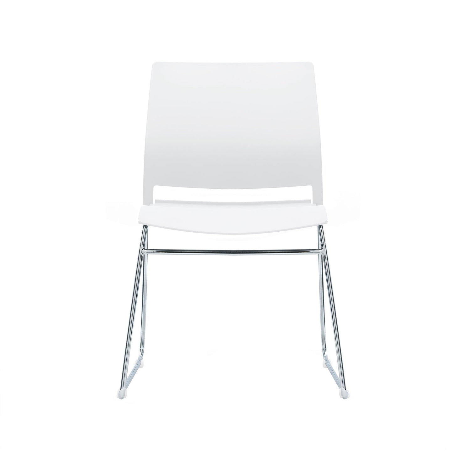 Columbia Meeting Chair/ Visitor Chair with Chrome Frame Black, Grey or White Shells