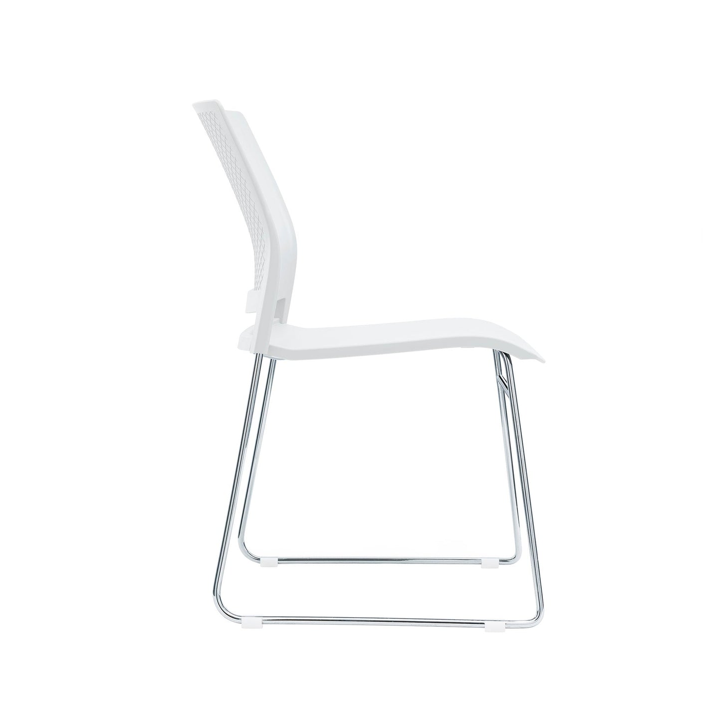 Columbia Meeting Chair/ Visitor Chair with Chrome Frame Black, Grey or White Shells