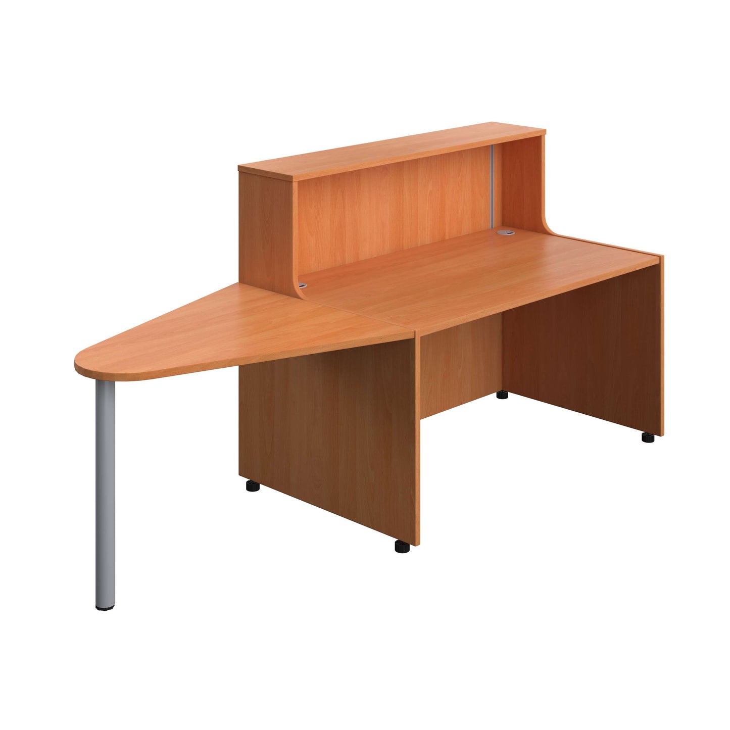 Reception Unit with Extension (FSC) | 1400 | Beech/Beech