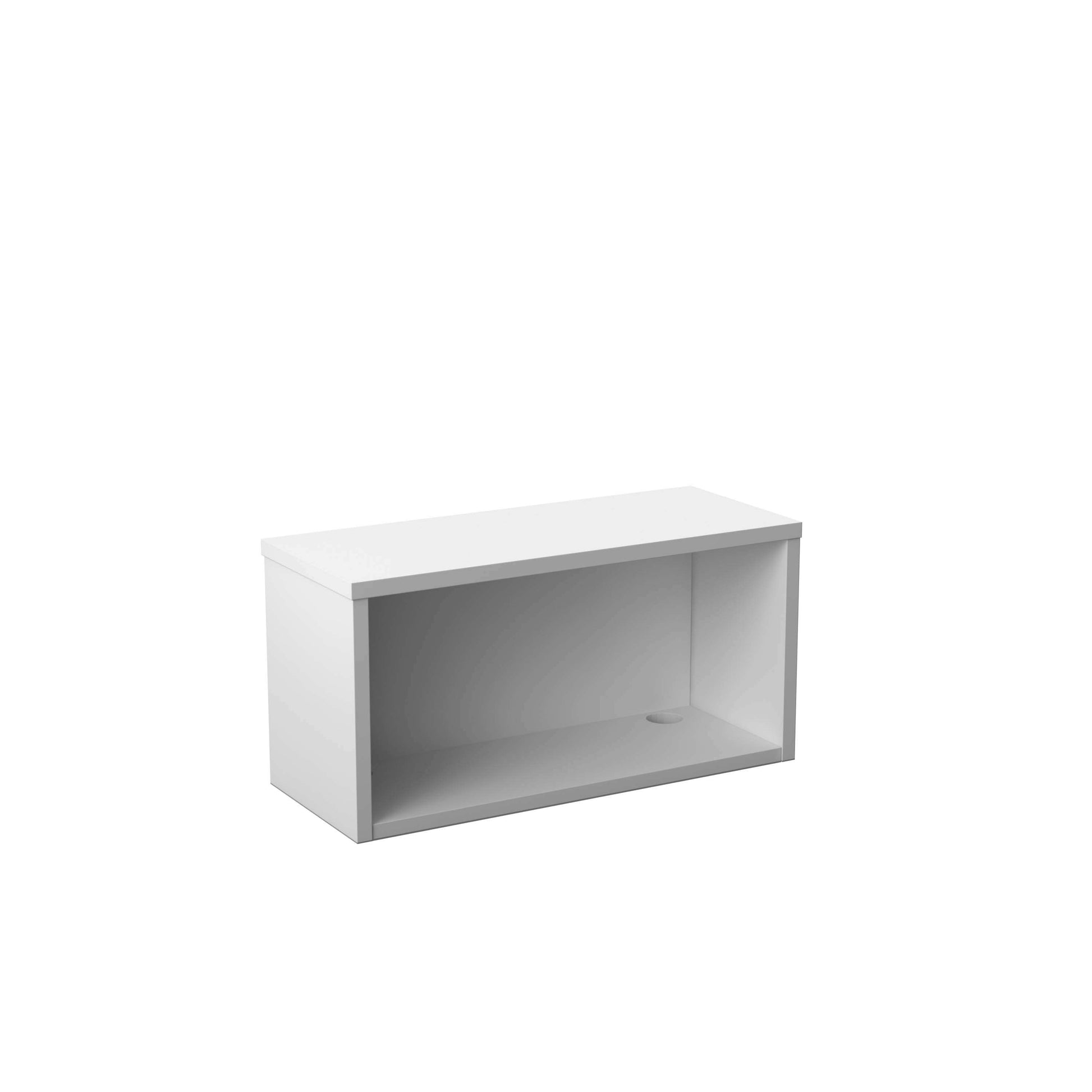 Reception Modular Straight Hutch Unit (FSC) | 800mm | White