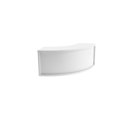 Reception Modular Corner Hutch Unit (FSC) | White