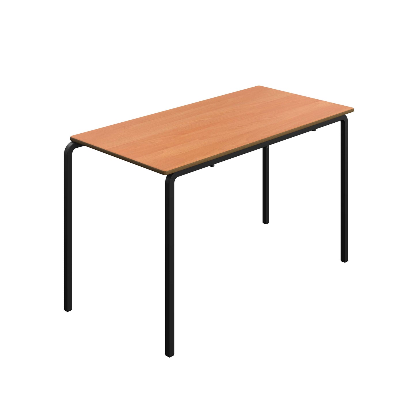 Titan Crush Bent Frame Table | 1200x600x710 |Beech/Black