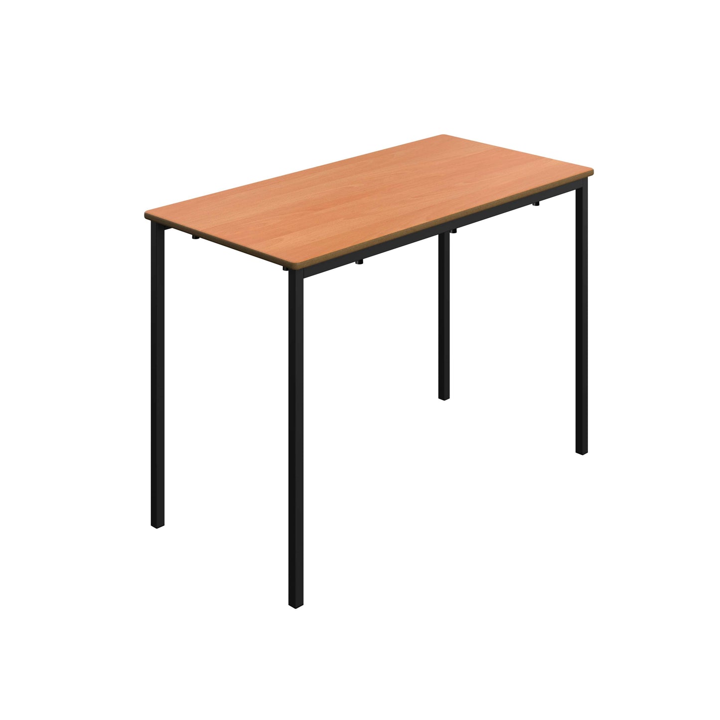 Titan Welded Frame Table | 1100x550x760 | Beech/Black