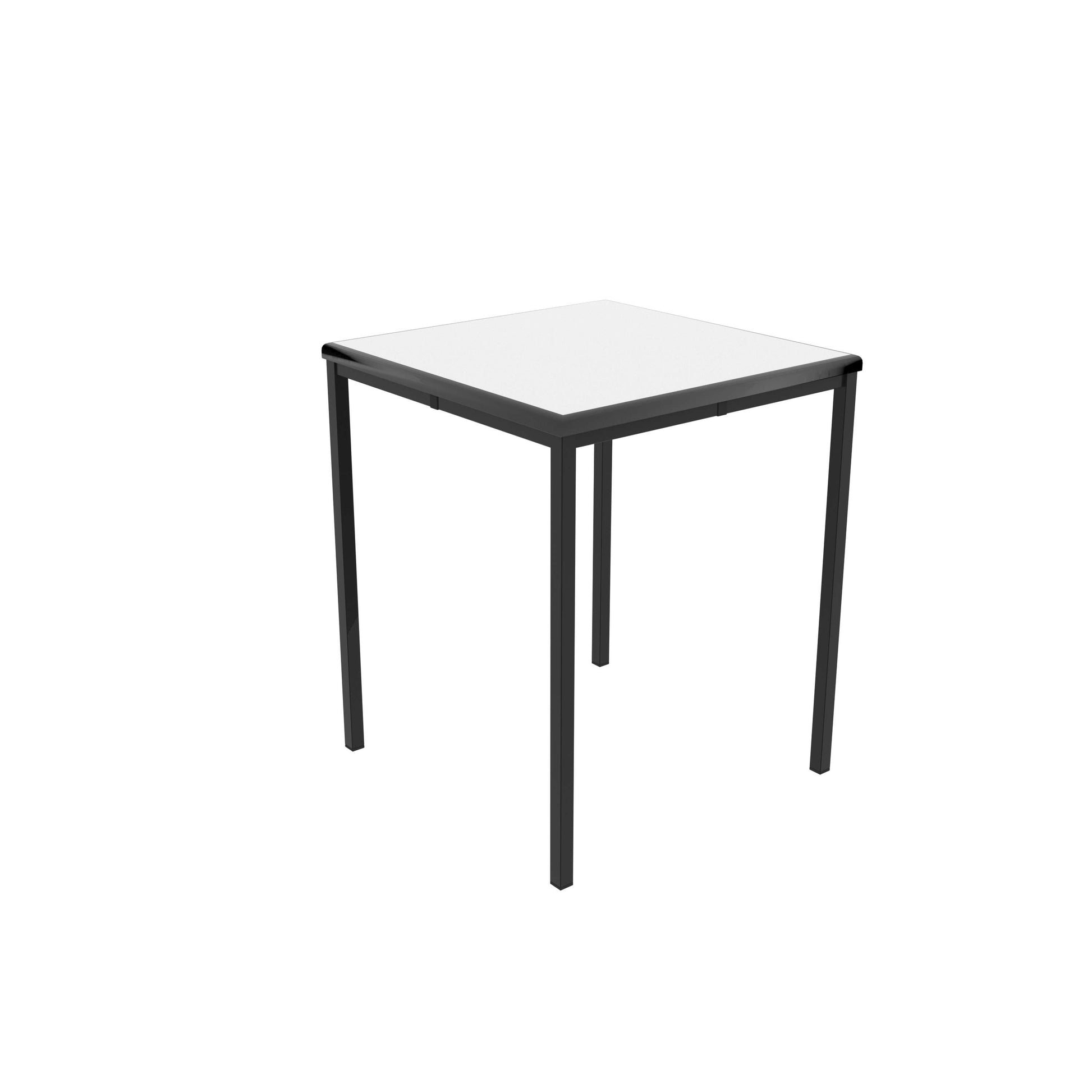 Titan Flat Pack Classroom Table | 600 X 600 X 590 | Grey/Black