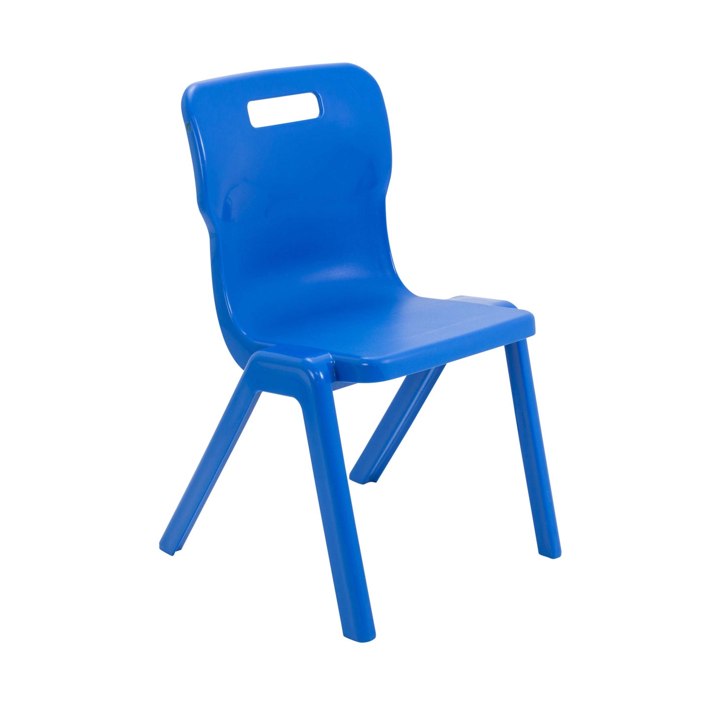 Titan Antibacterial One Piece Chair | Size 5 | Blue