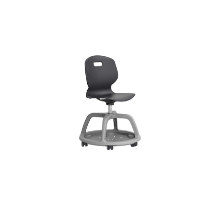 Titan Arc Community Swivel Chair | Anthracite