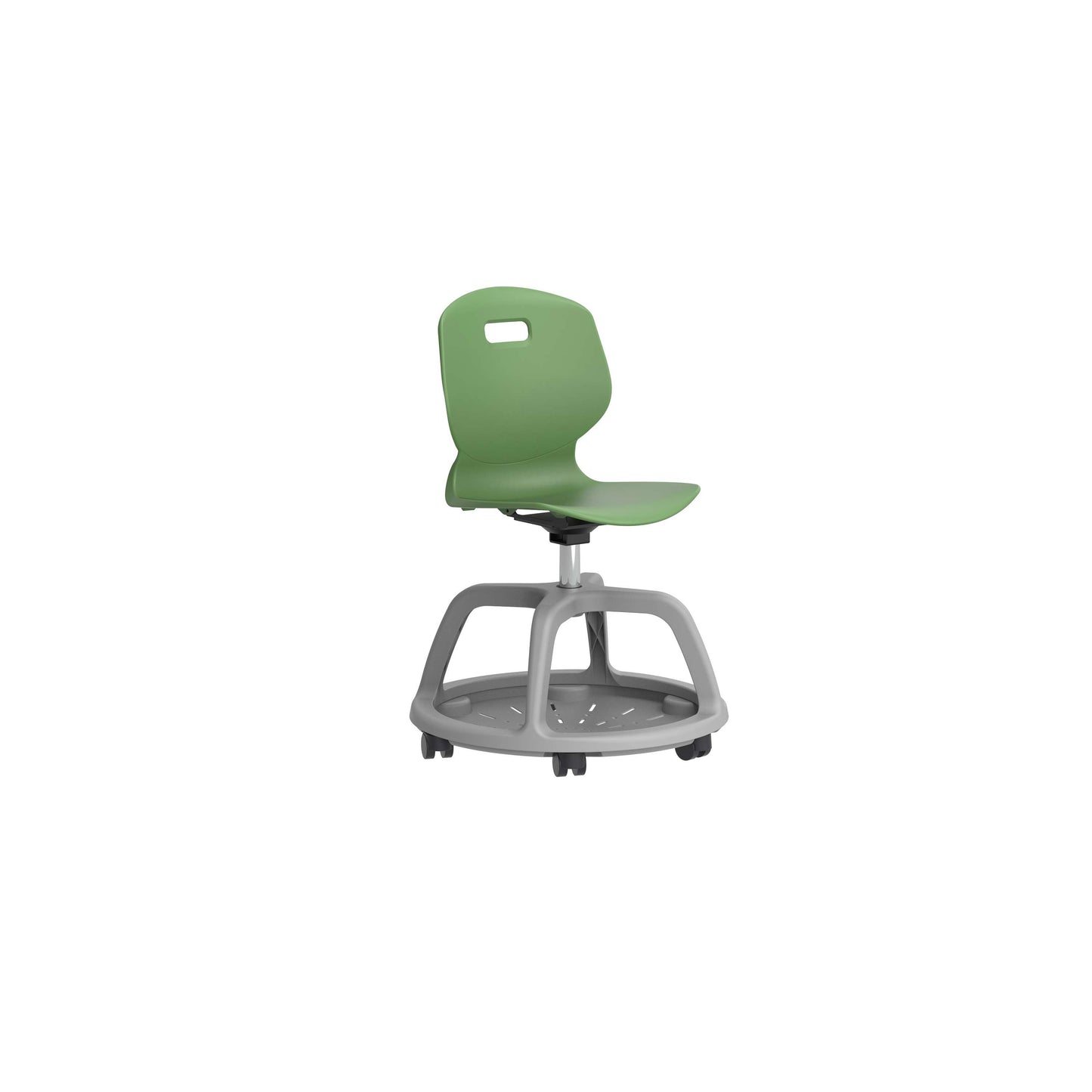 Titan Arc Community Swivel Chair | Forest